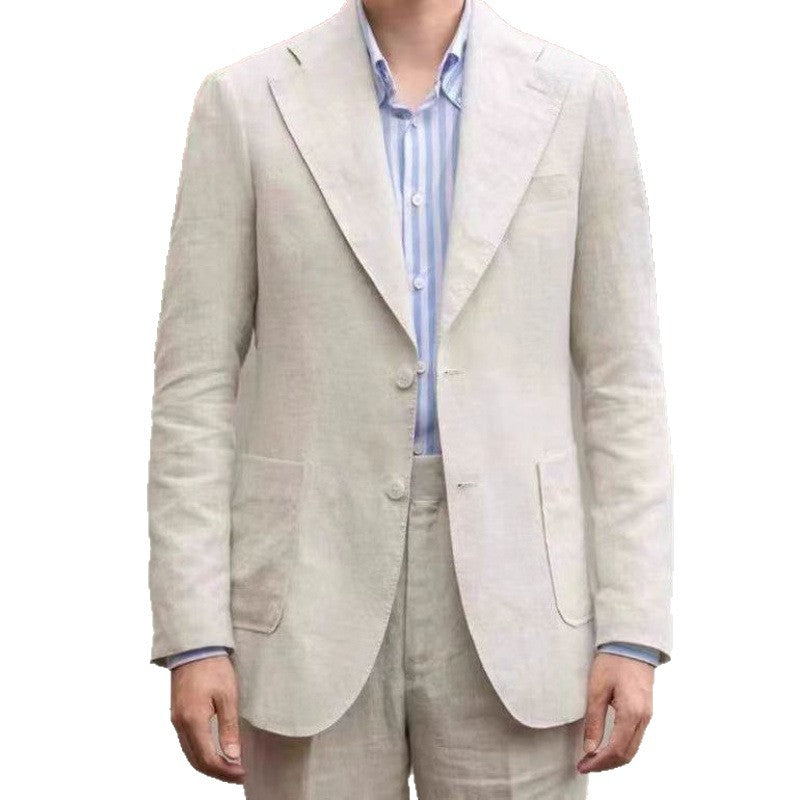 Retro Neapolitan Casual Solid-Colored Slim-Fit Blazer Viral Finds Hub