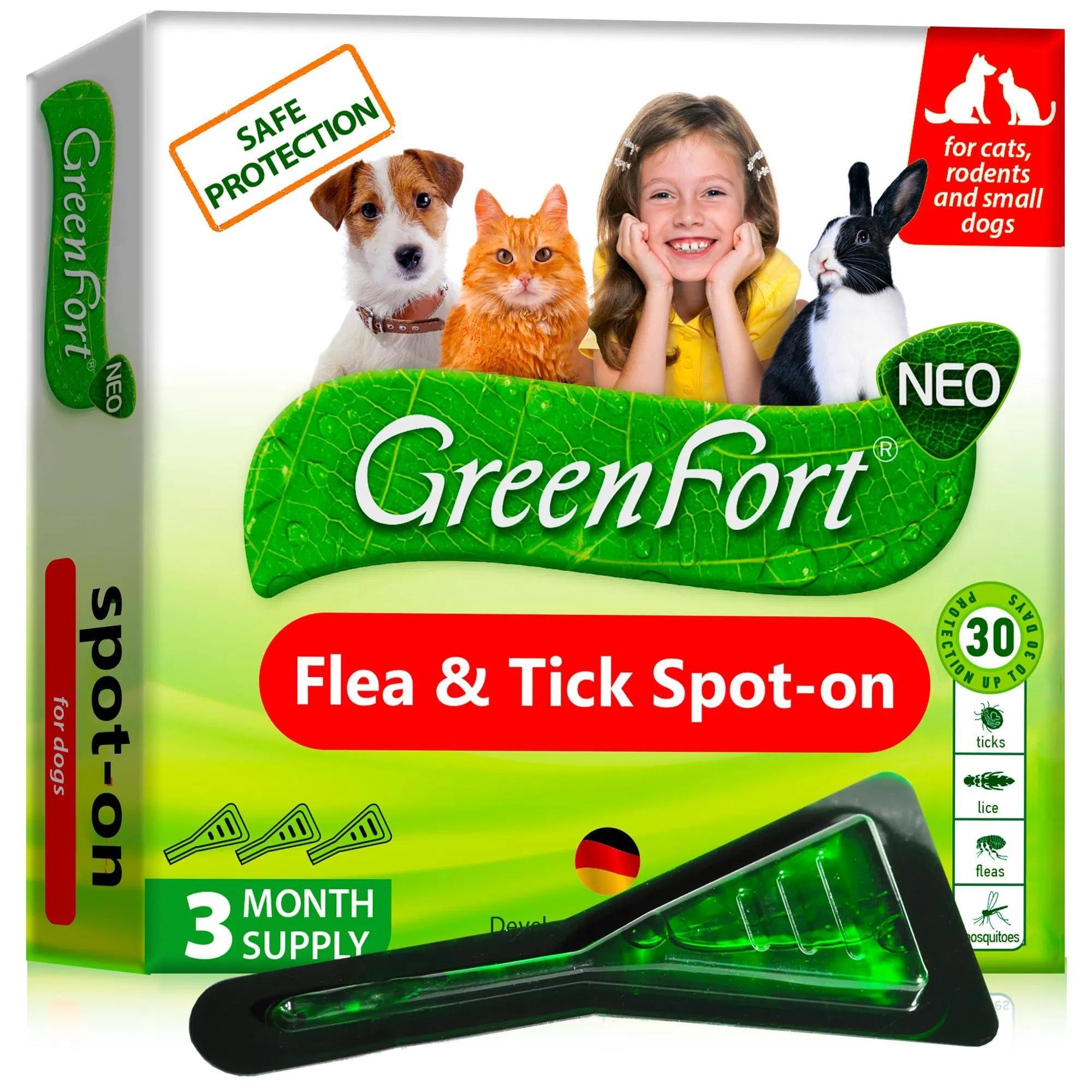 Flea And Tick Prevention For Dogs Cats Rabbits Natural Flea Treatment Home Pest Control Topical Flea Mosquito Repellent For Puppy Kitten 3 Drops For Small And Large Pet Viral Finds Hub