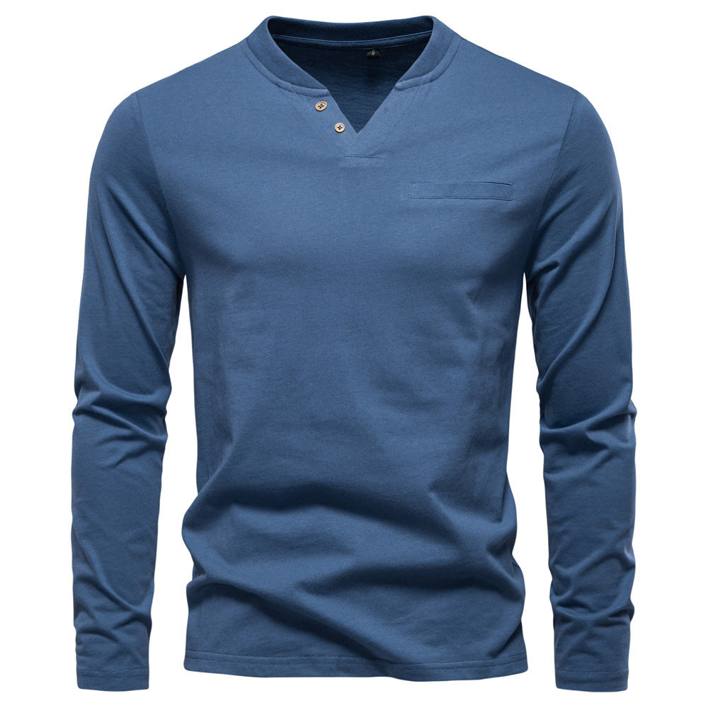 Mens V Neck Slim Fit Base Layer Shirt Viral Finds Hub