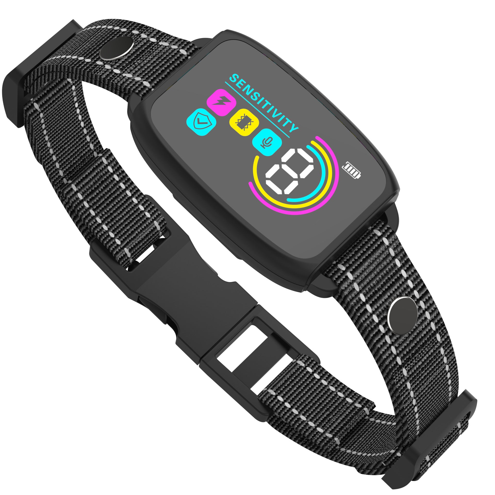 Smart Automatic Anti Barking Dog Collar Rechargeable Bark Stopper Stop Barking HD Digital Display IP67 Waterproof Collar For Dogs Pet Products Viral Finds Hub