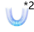 360 Degrees Intelligent Automatic Electric  Toothbrush Waterproof U Type Tooth Brush Whitening Blue Light USB Charging Viral Finds Hub