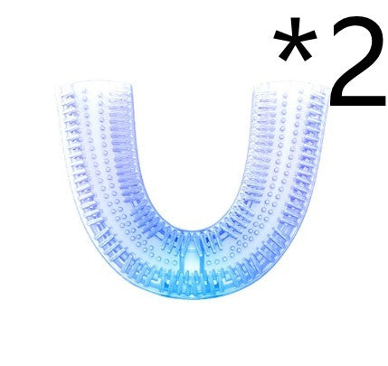 360 Degrees Intelligent Automatic Electric  Toothbrush Waterproof U Type Tooth Brush Whitening Blue Light USB Charging Viral Finds Hub