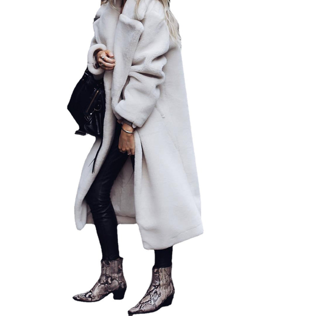 European And American Autumn And Winter Double-sided Lapel Woolen Coat For Women Viral Finds Hub