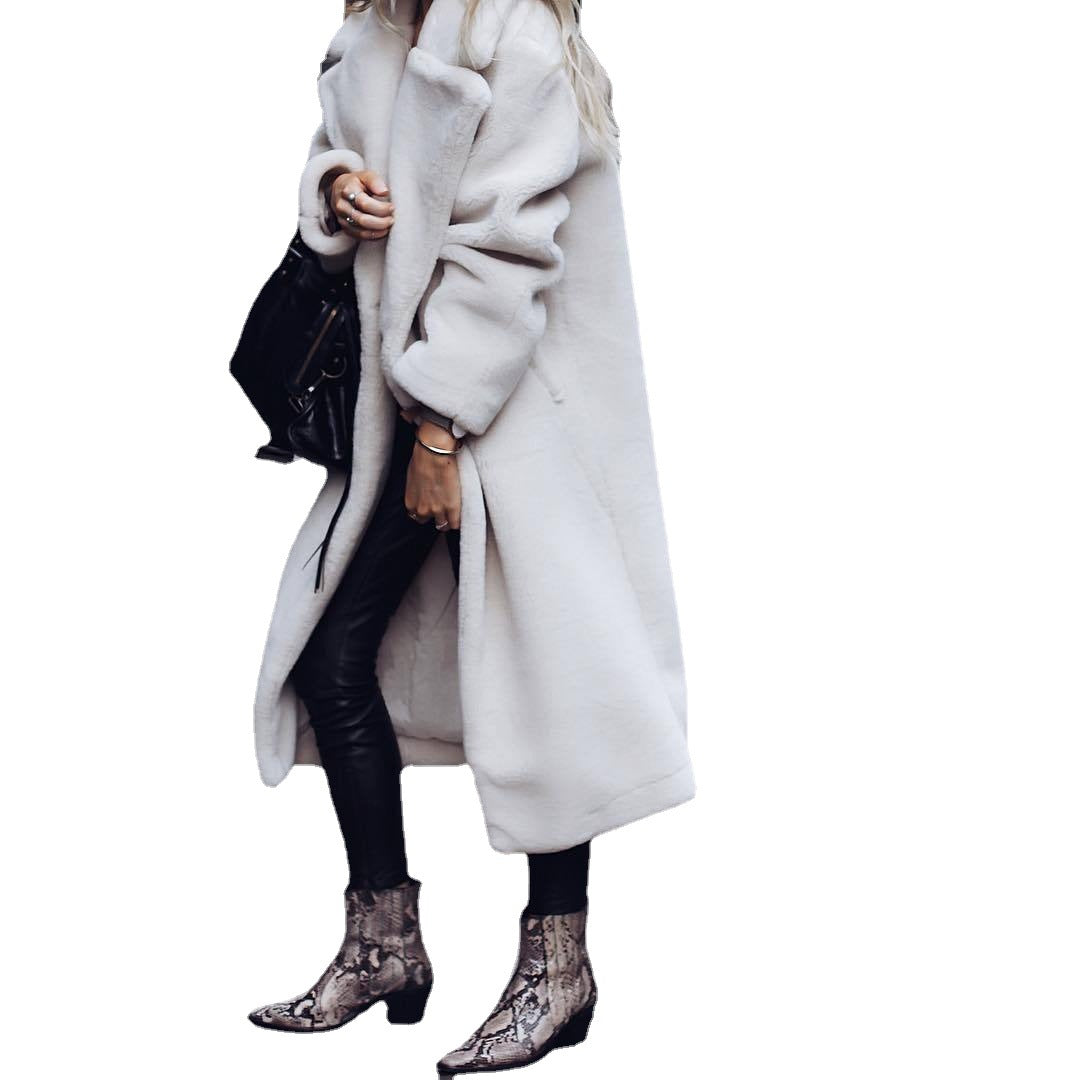European And American Autumn And Winter Double-sided Lapel Woolen Coat For Women Viral Finds Hub
