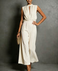 New Womens Elegant Sleeveless Two-piece Set Viral Finds Hub